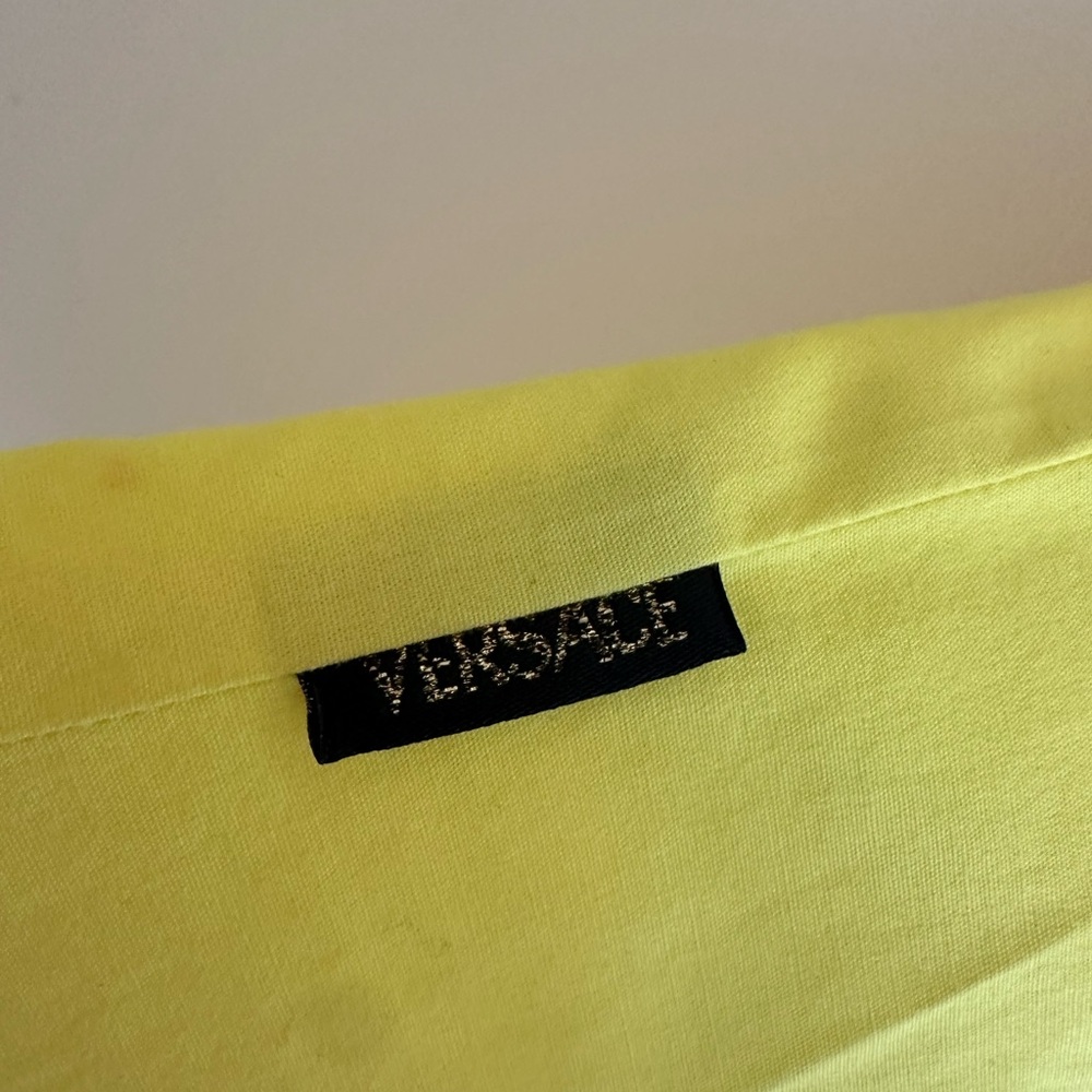 Versace Yellow Button Down Shirt - image 4